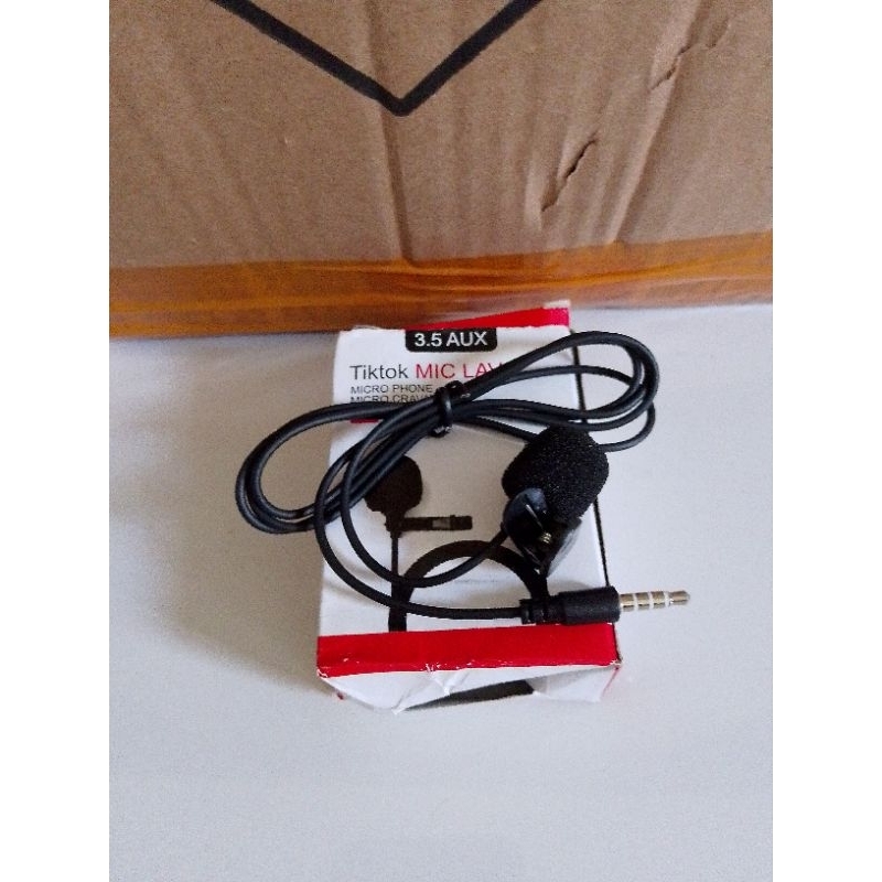Microphone Clip Mic Kecil Klip Mic HP Komputer PC Laptop 3.5mm4.5