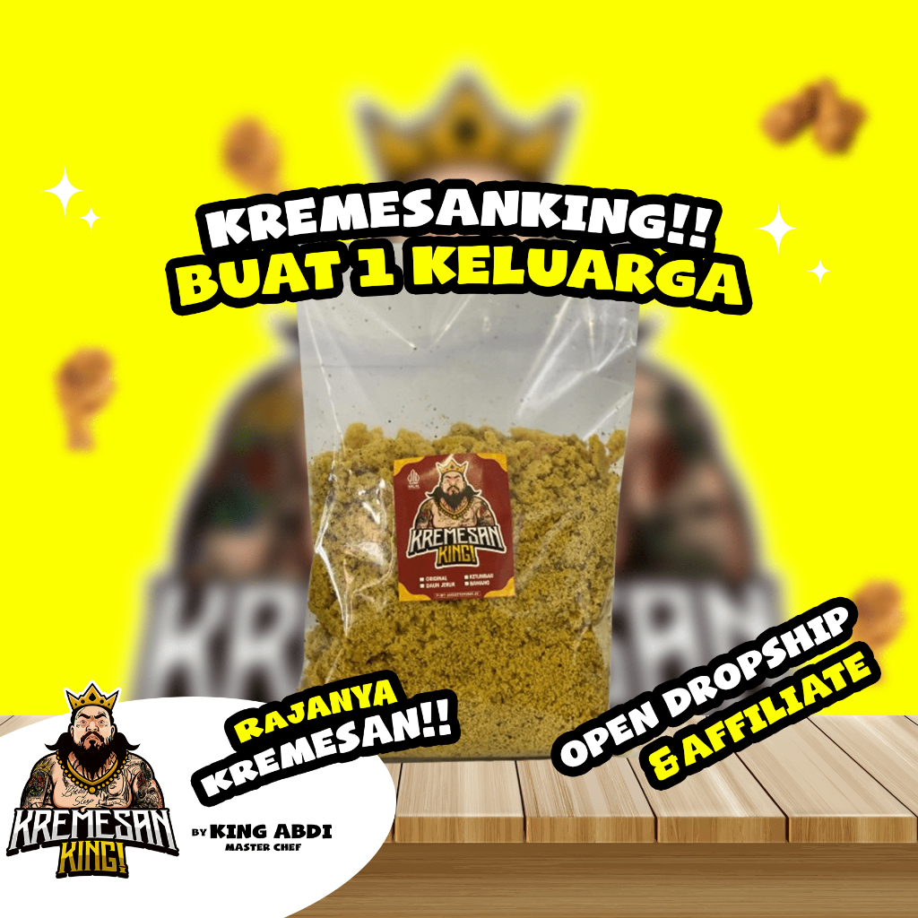 

Kremesan King Abdi - Rajanya Kremesan (Kemasan 1KG)