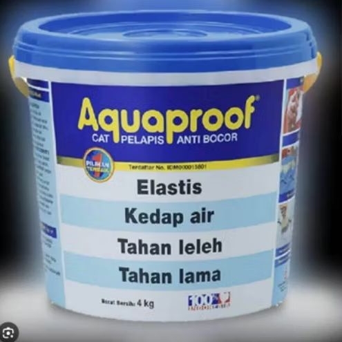 Cat Tembok Aquaproof / Waterproofing / Kemasan 4 Kg