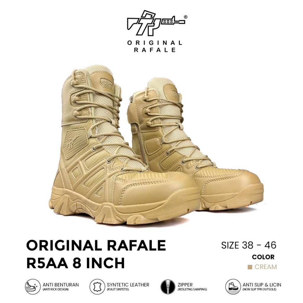 Sepatu Original Rafale R5.AA / Sepatu Tactical Militer Pasukan Khusus R5.AA