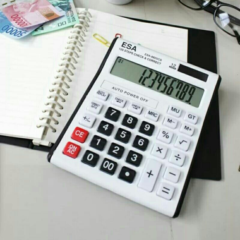 

kalkulator esa 8825 berkualitas 12 digit
