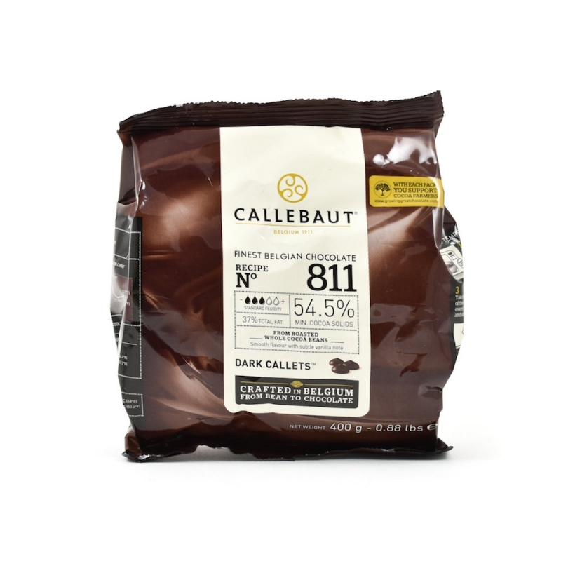 

Callebaut Dark Well Balanced Bitter 54,5 % Cocoa 400 gr