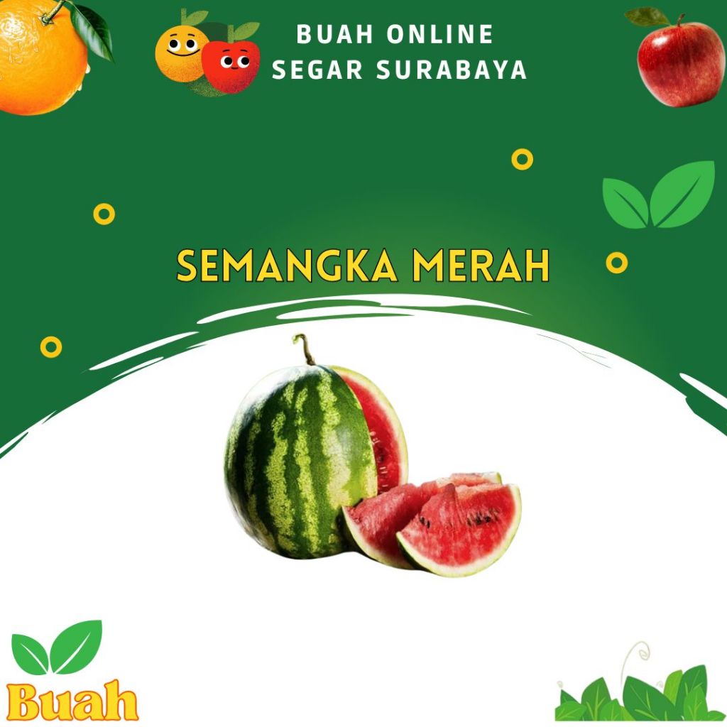 

EXPRESS DELIVERY Buah semangka merah fresh per butir TOKO BUAH SURABAYA SIDOARJO