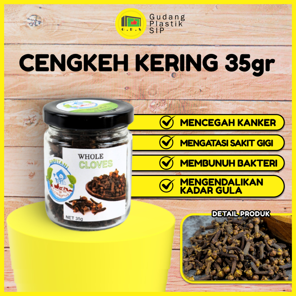 

Cengkeh Kering Utuh Premium 35gr Rempah Tradisional Best Quality