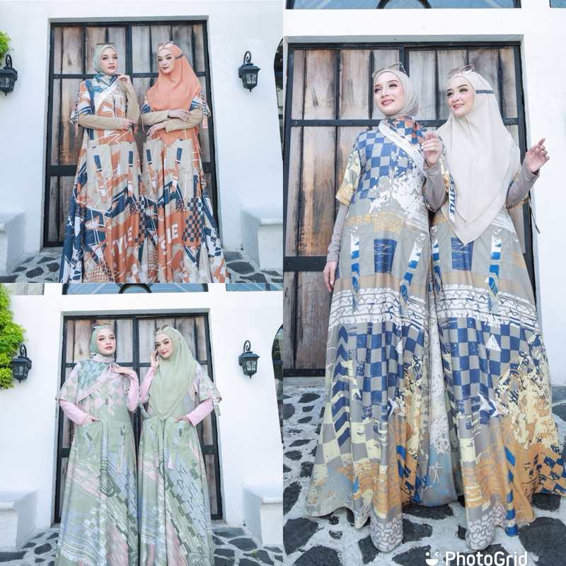 READY AGHNIA SPORTY SET SCRAFT (AGHNIA 1, 7 & 9) BY HALIZA STYLE HALIZA SYARI ORIGINAL