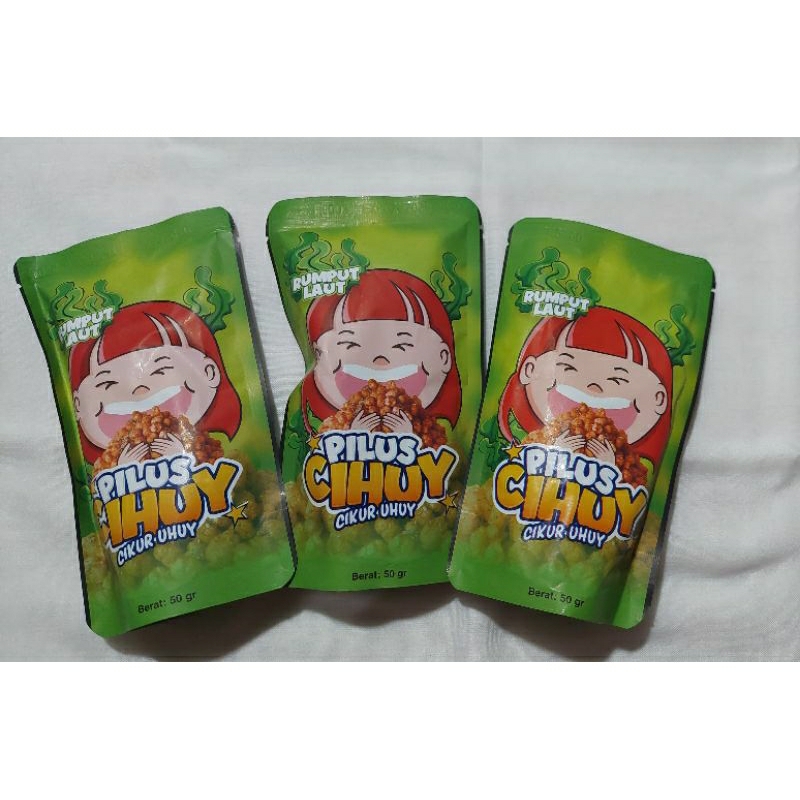 

Snack snak camilan murah enak PILUS CIHUY RASA RUMPUT LAUT