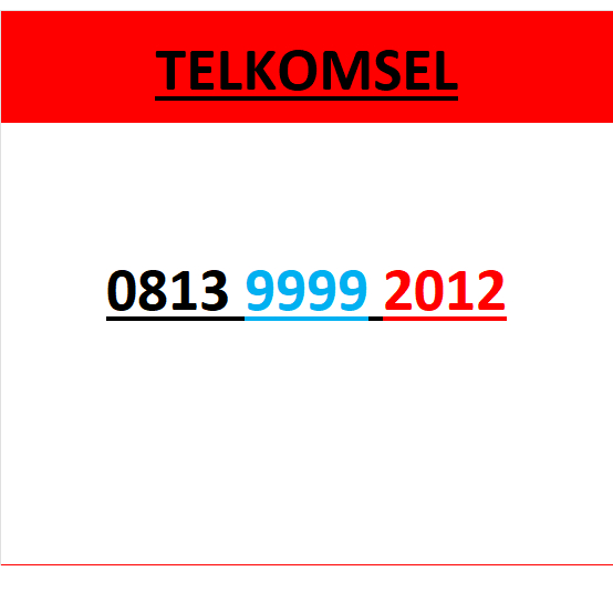 Nomor cantik simpati seri tahun 2012 murah lengkap w6000