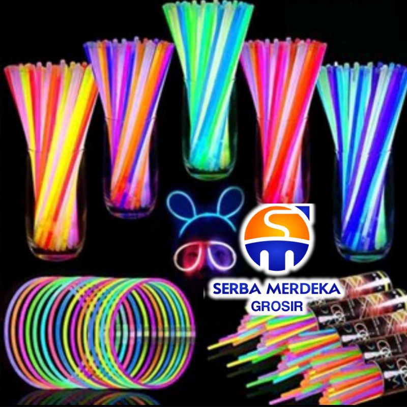 Glow Stick / Glow in The Dark / Stick Gelang Fosfor Grosir (50 Pcs)