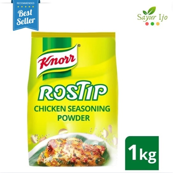 

Knorr ROSTIP Chicken Seasoning Powder 1 KG / Pack Bumbu Bubuk Kaldu Rempah Rasa Ayam & Bawang Instant HALAL