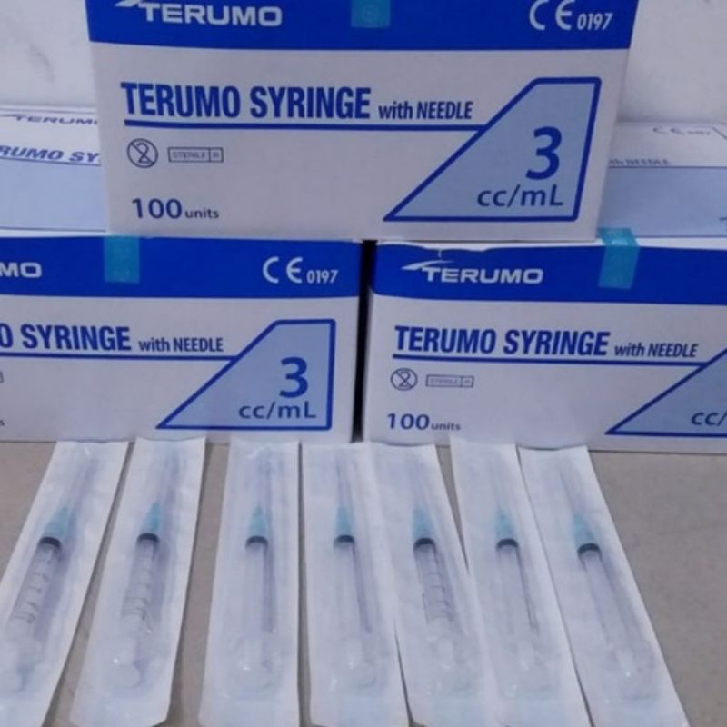 Spuit 3cc 5cc 1cc 10cc Terumo