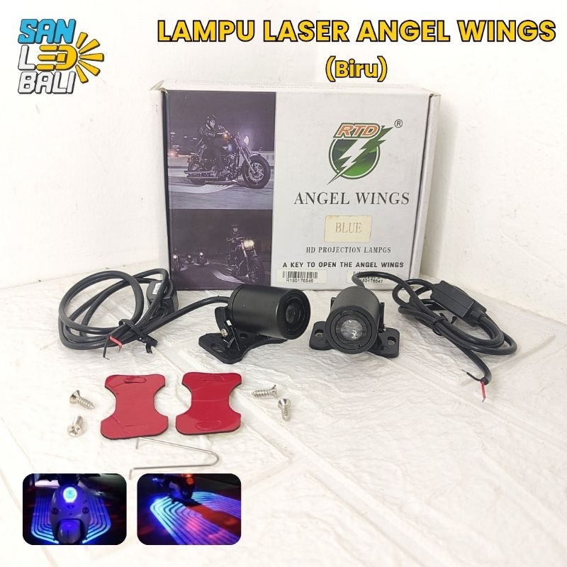 Laser Angel Wings Y04 Biru RTD