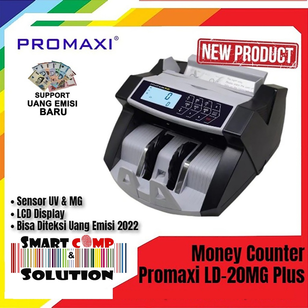 Mesin Penghitung Uang Promaxi LD20MG Plus Money Counter LD 20MG / LD20