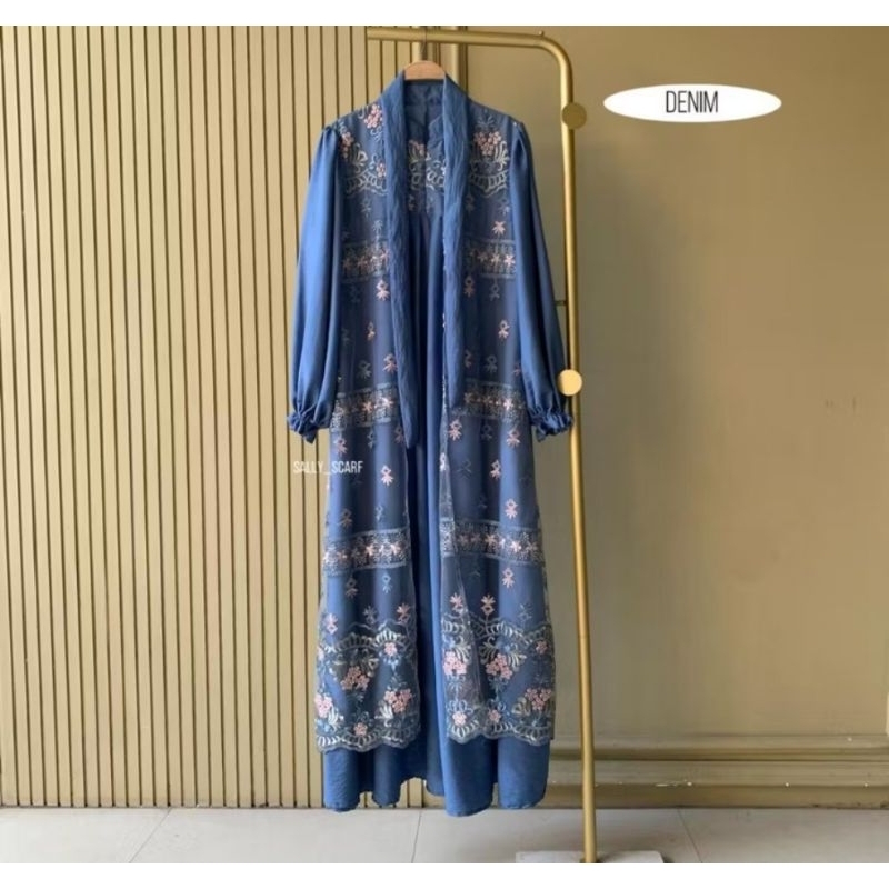 Malika Dress Basic Lace, Gamis daily,