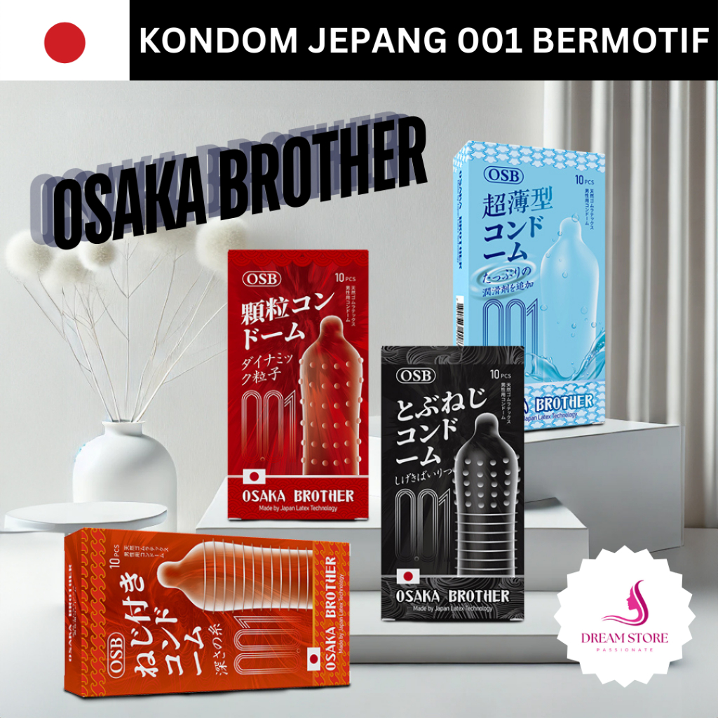 Kondom 001 Jepang Osaka Brother Bergerigi Tebal - Condom Grigi Terbaik [PRIVASI AMAN]
