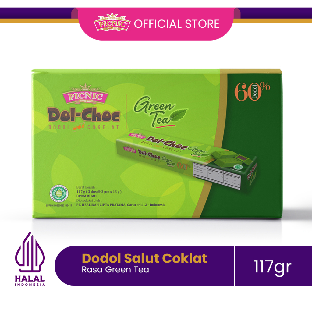 

Coklat Picnic DolChoc Greentea 117 Gram