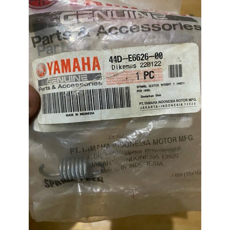 per spring yamaha xeon original 44d-e6626-00 3pcs