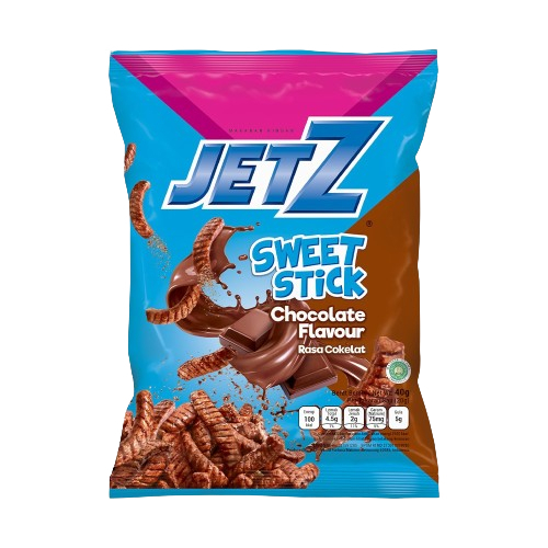 

JetZ Sweet Stick Snack Cocholate Flavour 10x18gr (1Renceng)