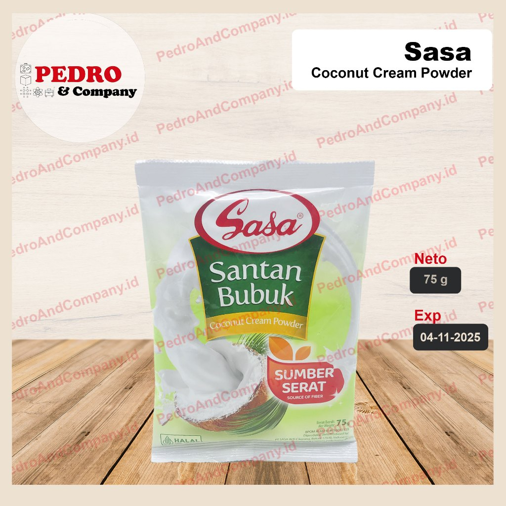 

Sasa santan bubuk coconut cream powder 75 gram