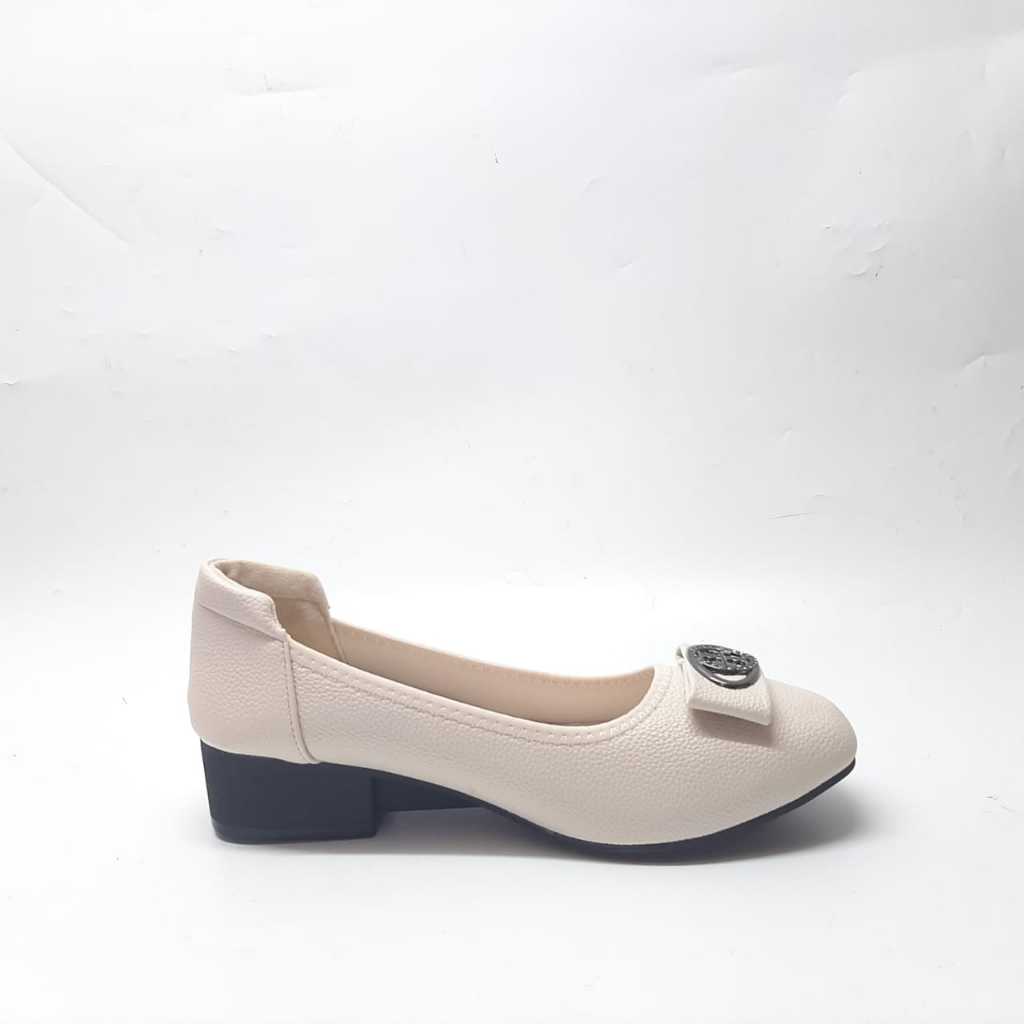 Bartier - Sepatu sandal wanita formal / sepatu wanita wedges / sepatu heels hak 3cm
