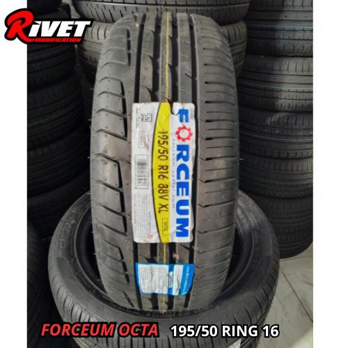 Ban mobil ukuran 195/50 Ring 16 Forceum octa