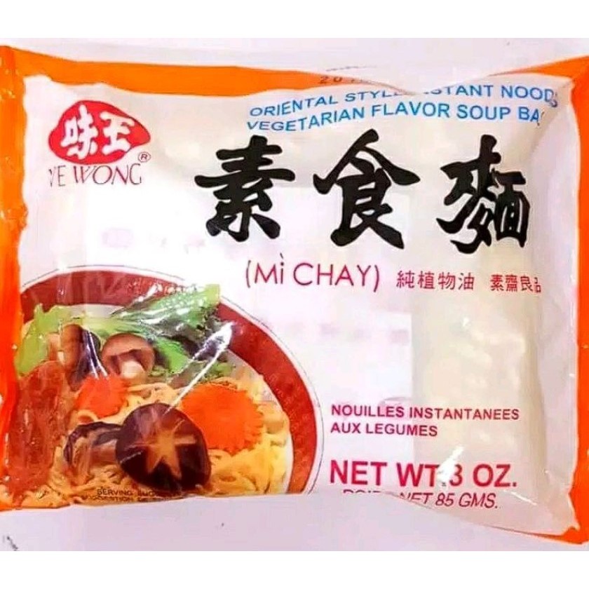 

MI CHAY VE WONG VEGETARIAN NOODLE 1 PACK (5BKS)