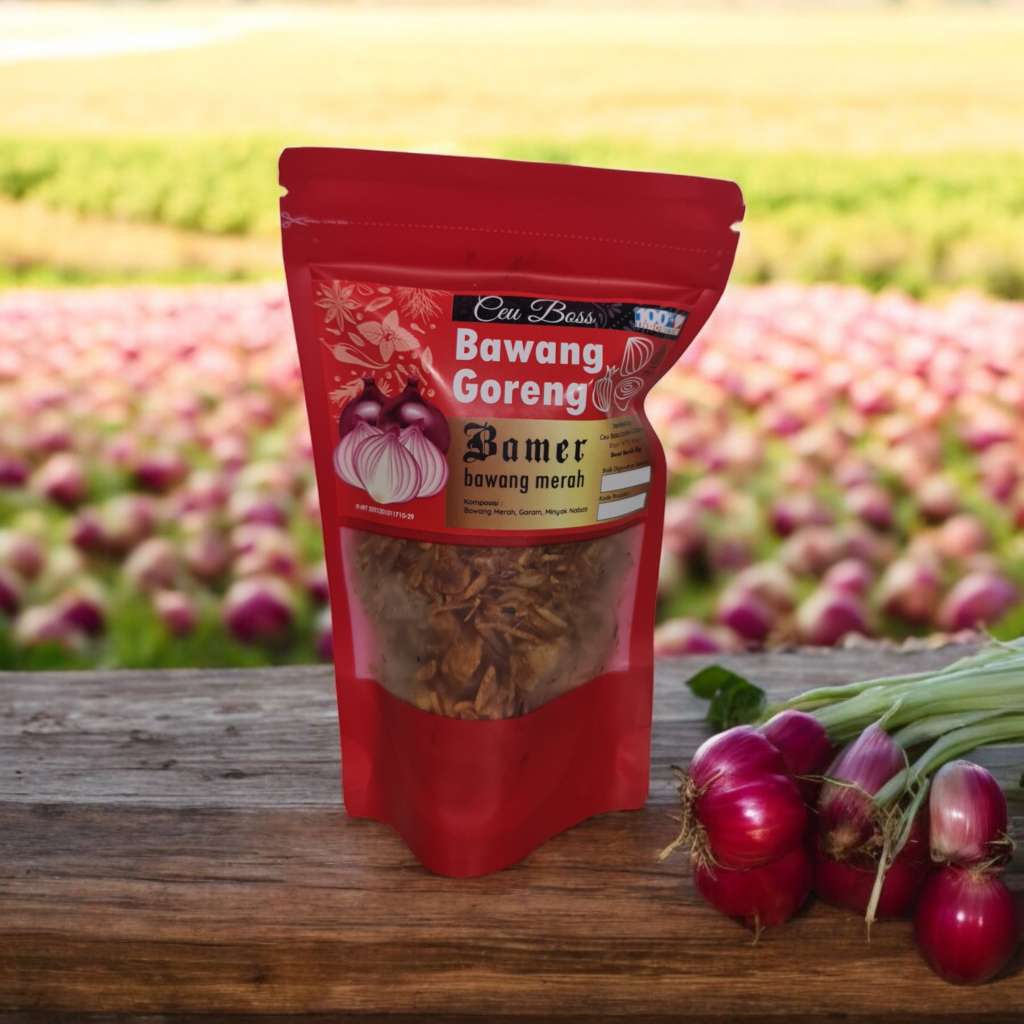 

Bawang Merah Goreng Asli Brebes - Bamer Ceu Boss Mini Pouch