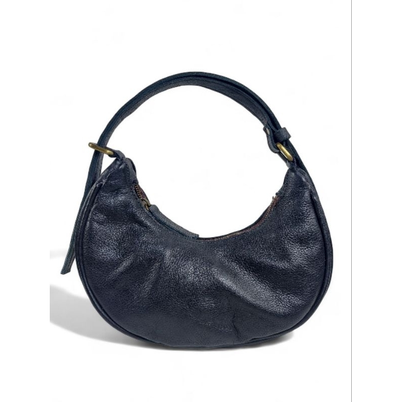 Tas Cewek Selempang Model Bulan Mini KULIT ASLI