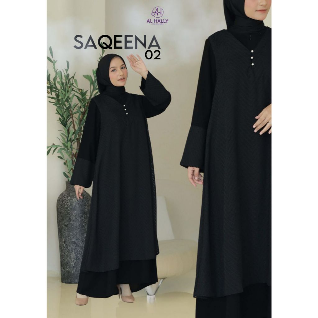 [COD] TERBARU GAMIS ALHALLY SAQEENA 02 | ORIGINAL PRODUK