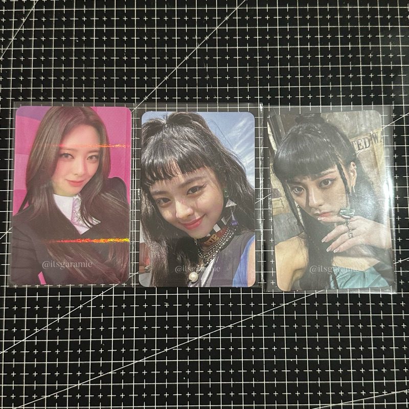 Photocard Official Yuna ITZY - pc bene pob era chesire checkmate crazy in love - shin yuna itzy midz
