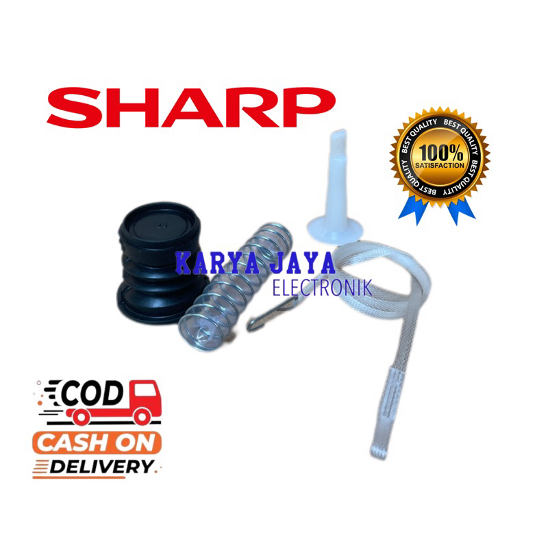 1 Set Seal Karet Mesin Cuci Sharp 2 Tabung