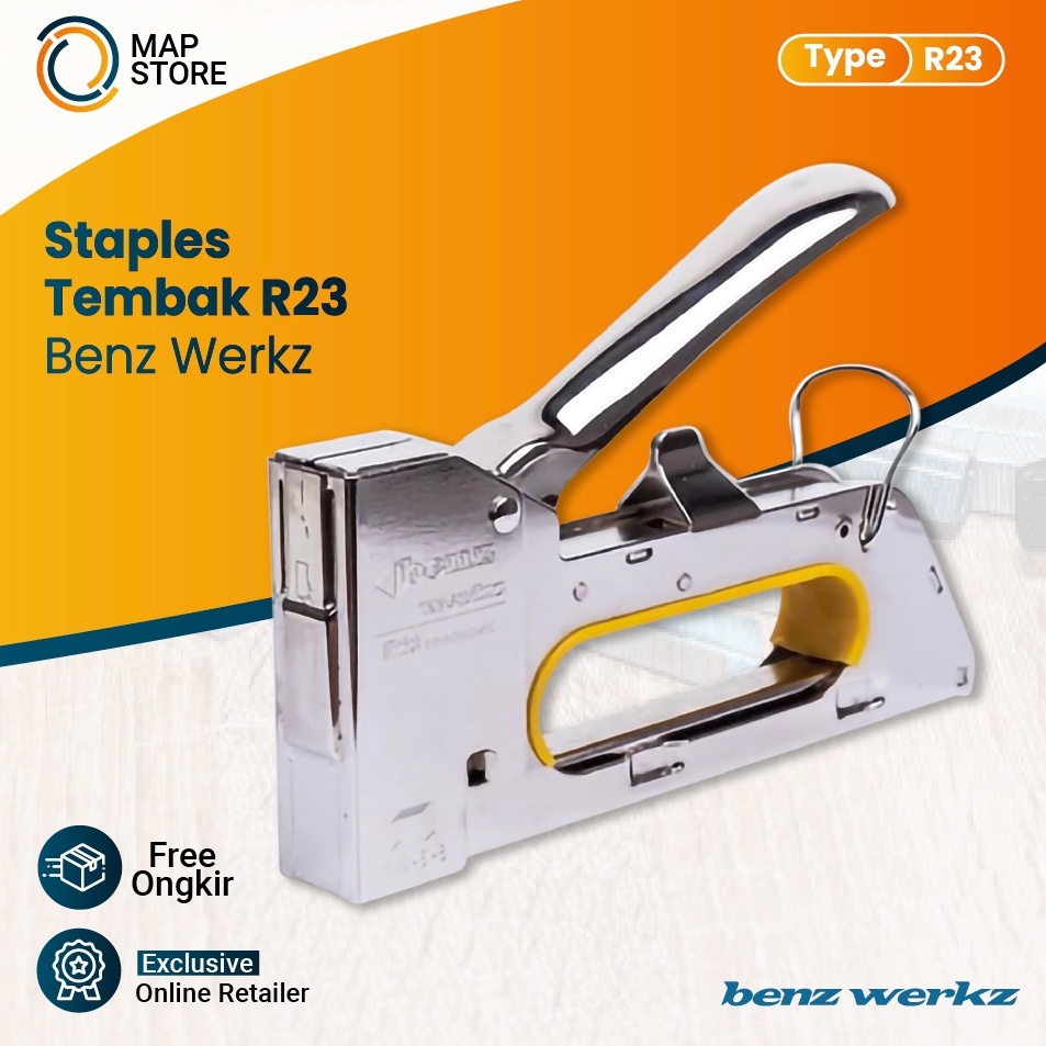 

Stapler Gun R23 Staples Tembak Ergonomic By Benz R23 KODE P4X8