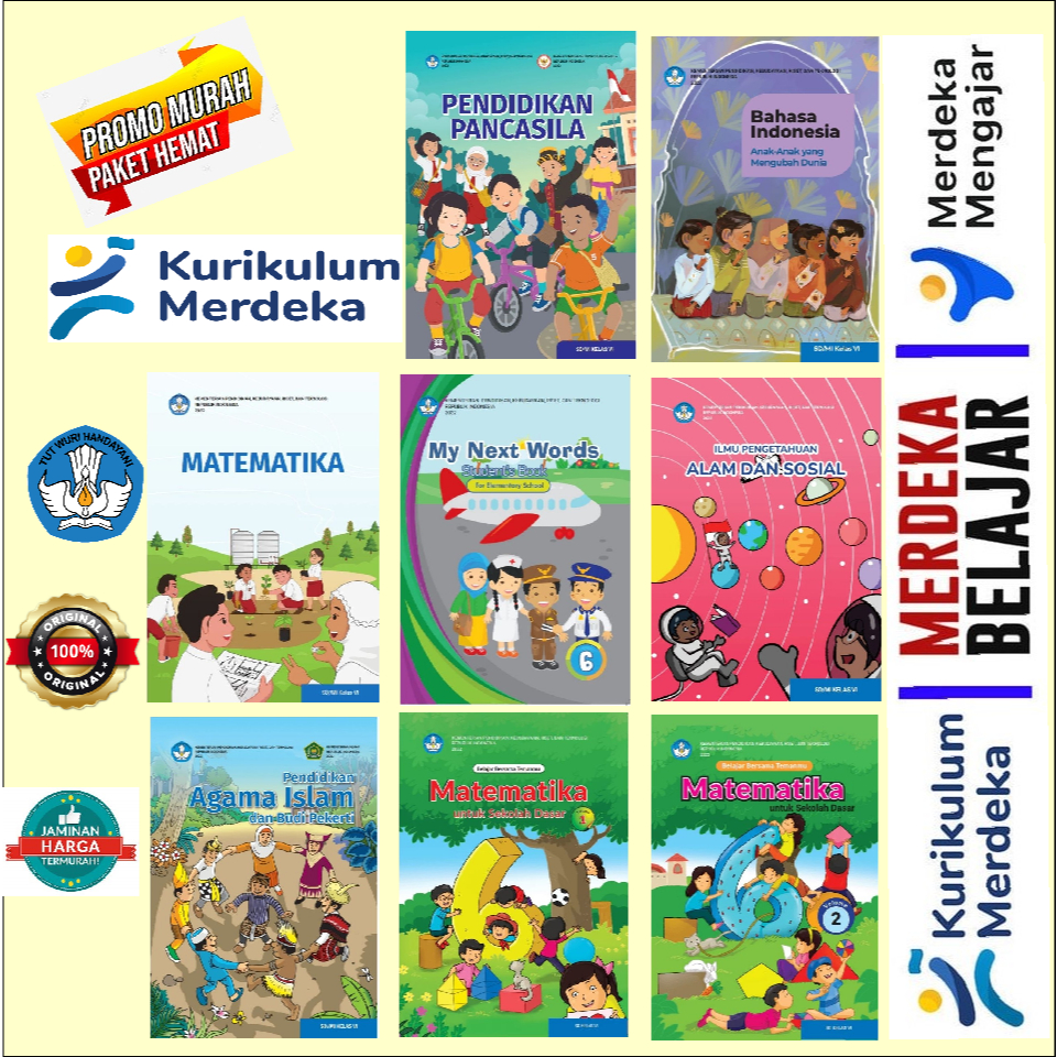 

Buku Siswa Murah Kelas 6 SD / MI - Kurikulum Merdeka - Buku Paket kemenDiknas