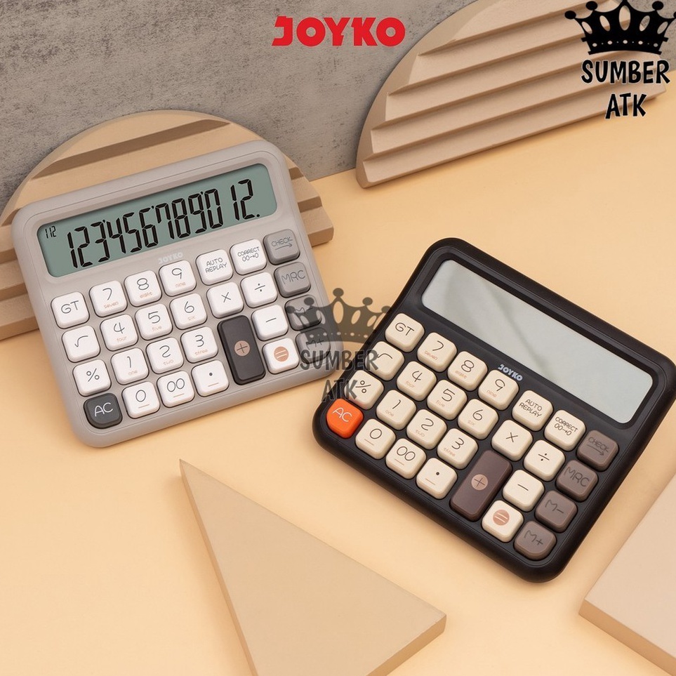 

Calculator Kalkulator Joyko CC63BCO 12 Digits Check Correct KODE T4Y9