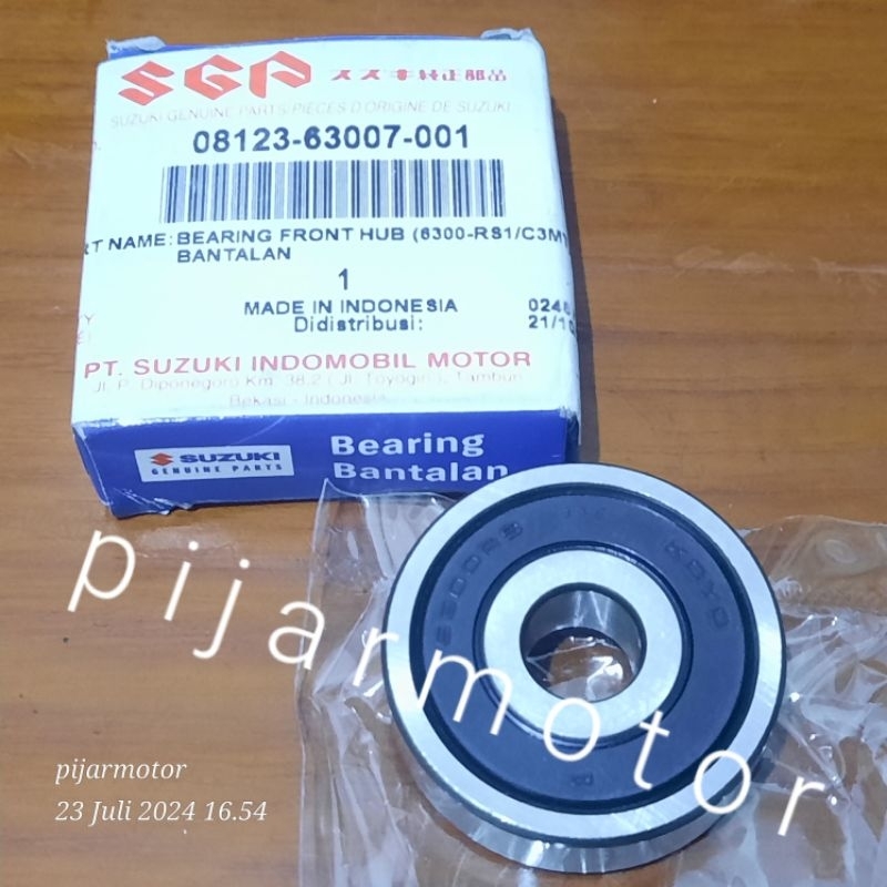 Laher Bearing 6300 Roda Depan KIRI Suzuki RC 100 Bravo Sprinter Crystal Tornado GX