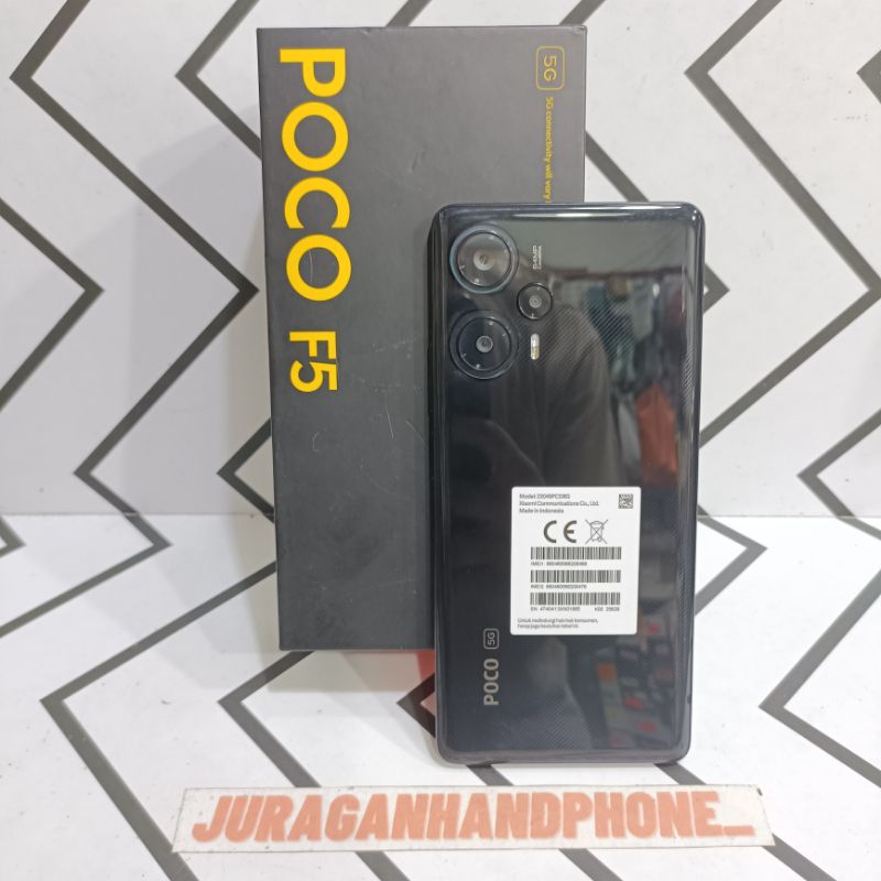 Poco F5 5G 12/256GB Hp Second Bekas Fullset