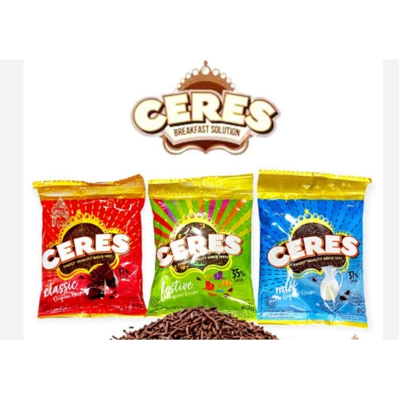 

Ceres cokelat Meses 80 g