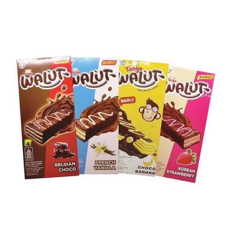 

TANGO WALUT CHOCO BANANA WAFER NETTO 12 PCS X 18 GR