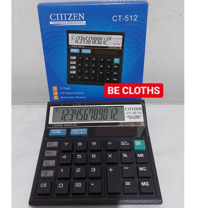 

KODE J99U COD MJ88 CTTTZEN CT512 Kalkulator seperti Citizen CT 512 Kalkulator Ctttzen CT512