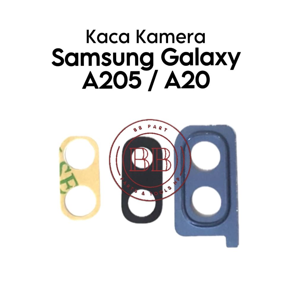 Ring Kaca Lensa Kamera Belakang Samsung Galaxy A20 2019 / A205 / SM-A205F / SM-A205FN / SM-A205GN / 
