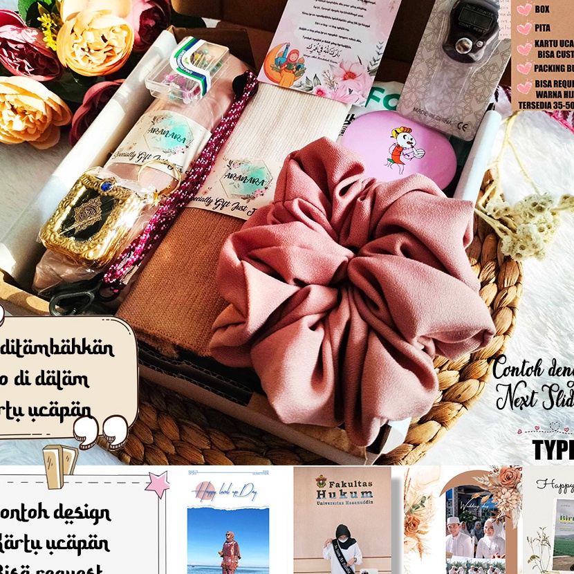 

Terbatas Hampers Hadiah kado ulang tahun Gift Box Cewek hijab Ulang Tahun Lebaran Wisuda Hampers Kado