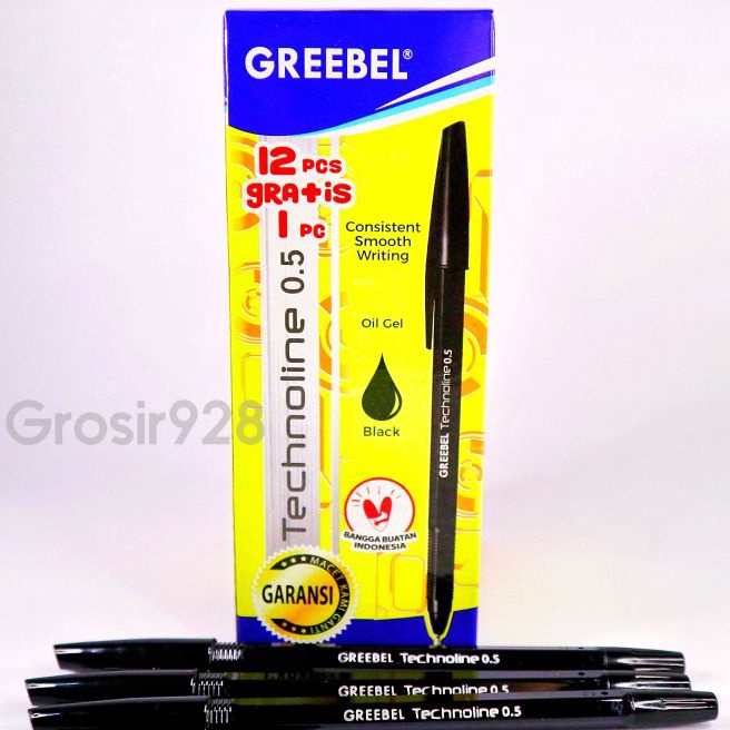 

Grosir Per 121 Pen Greebel Techno5 mm Pulpen Pen Semi Gel 12 GRATIS 1