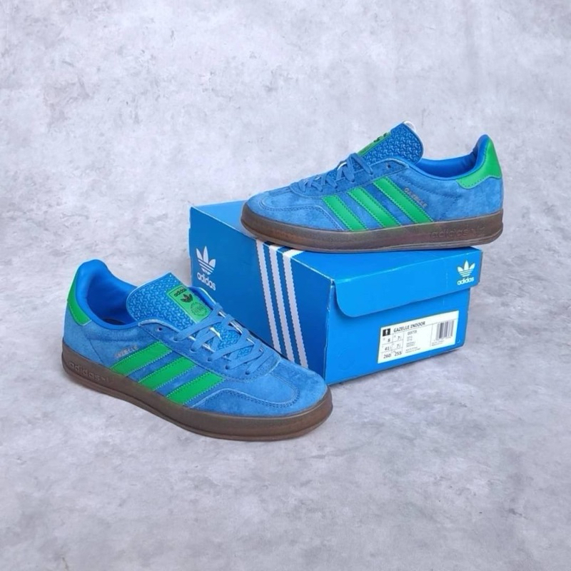 Adidas Gazelle Indoor Blue Green