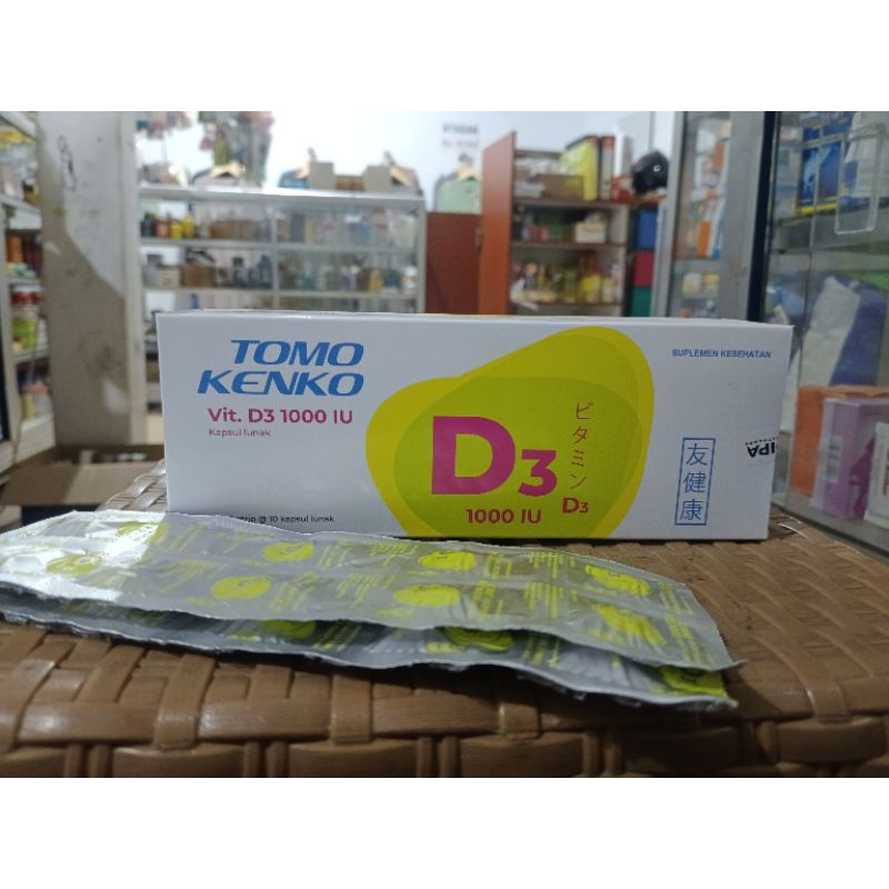 TOMO KENKO D3 1000IU STRIP