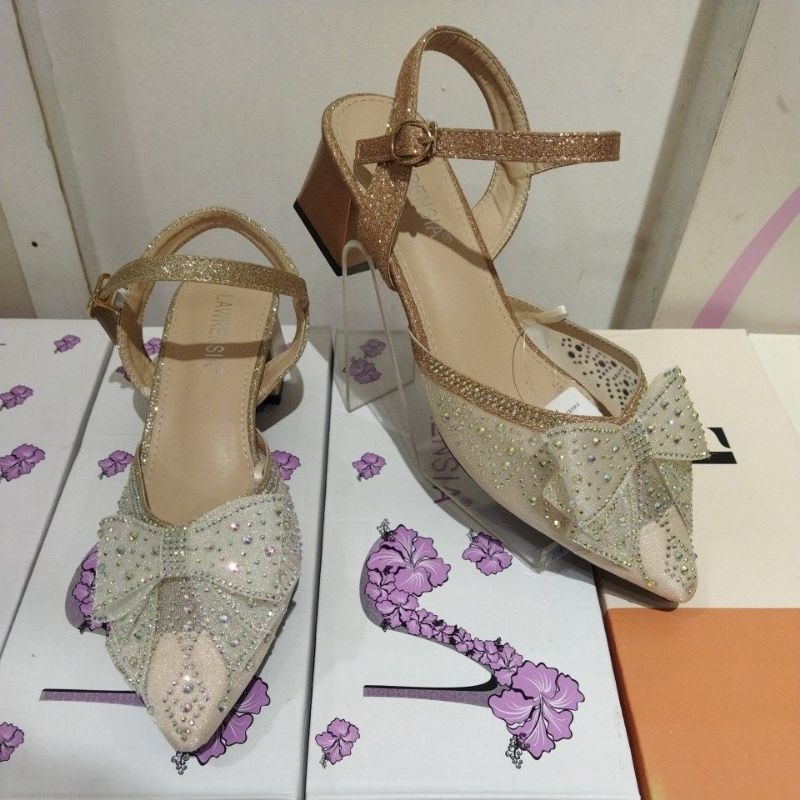 Lawrensia sandal pesta JS338-1883B