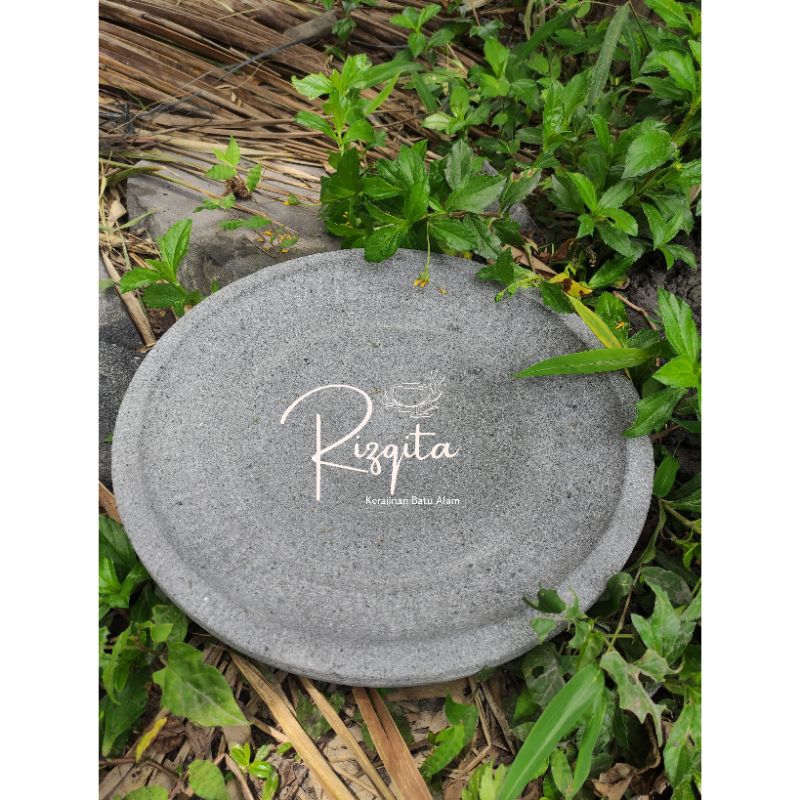 cobek jumbo batu asli 40cm