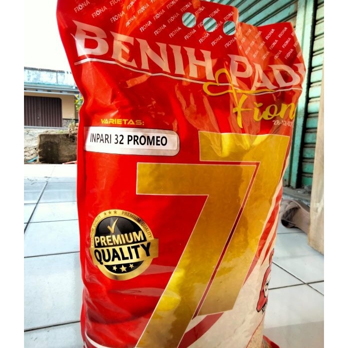 Premium Benih padi Inpari 32 promeo sertifikat kemasan 5kg