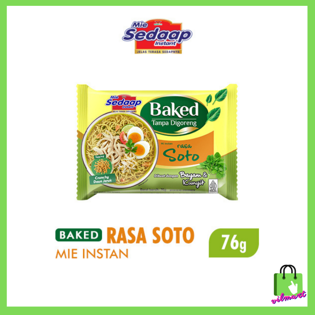 

Sedaap Baked Mie Instan Soto 76 gr