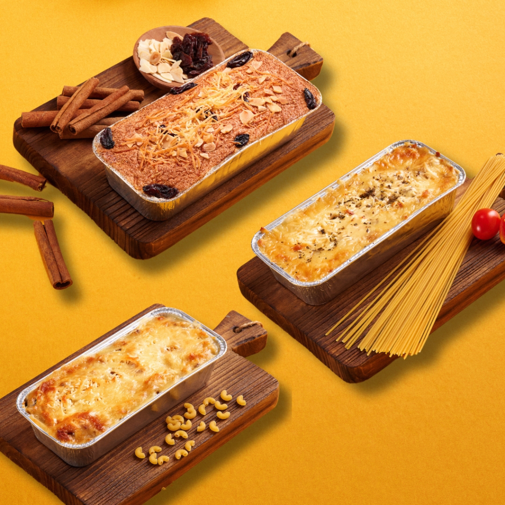

Combo 3 in 1 - Klapertart Makaroni Skotel Spaghetti Brulee dalam 1 box