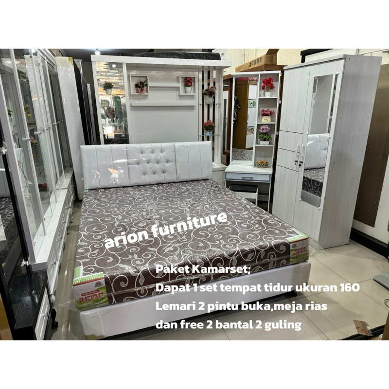 Paket Kamarset/ Paket seserahan/ Tempat tidur/ Lemari pakaian /Meja rias