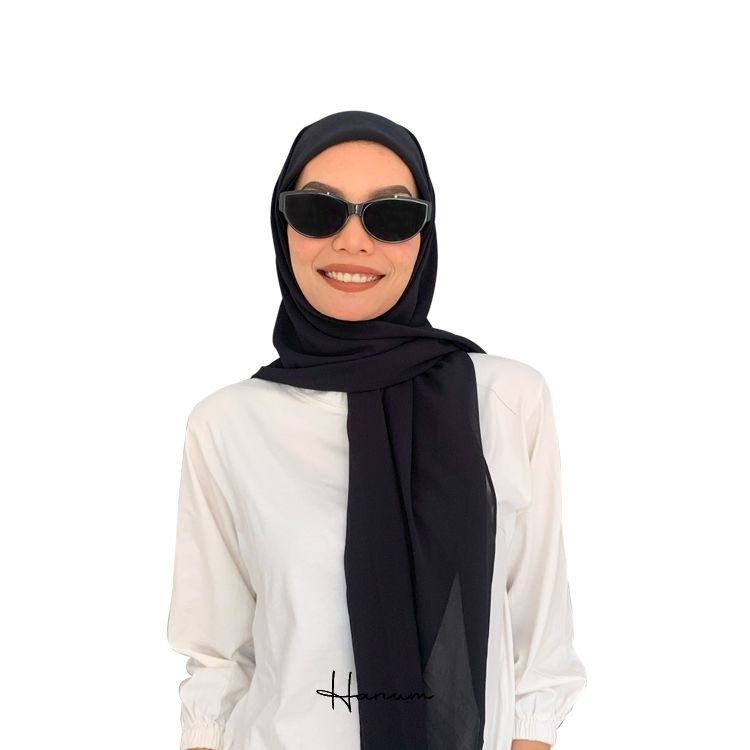 Hanum - Hijab Segitiga Inner Turkish 2 in 1 Ceruty 1 Layer by Rienka